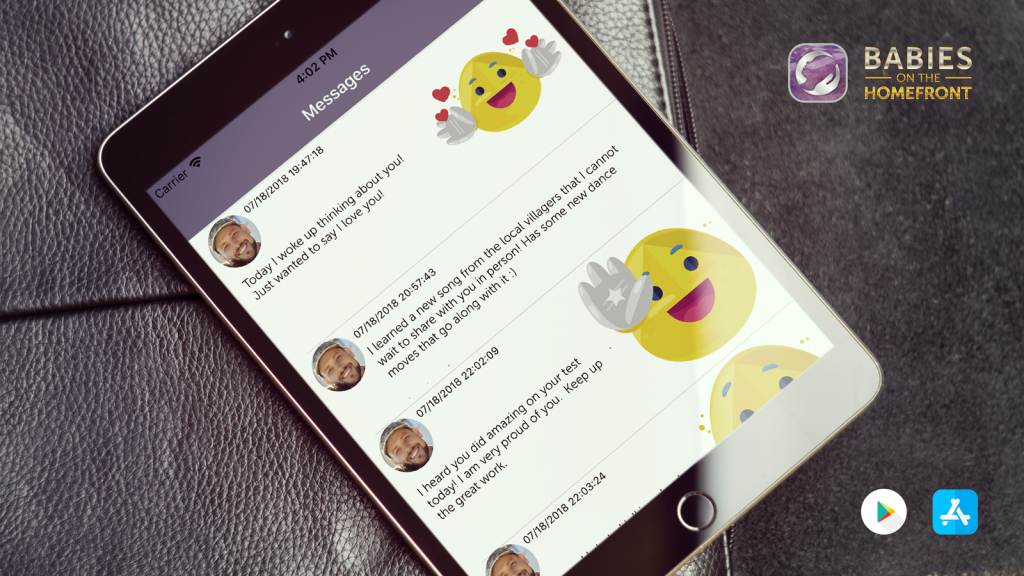 Download the FREE App! Babies on the Homefront